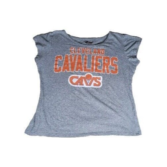 Cleveland Cavaliers NBA 4her Women's Retro Graphic T-Shirt XL Grey CavsNation - Picture 1 of 8